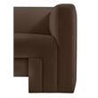 Meridian Furniture Henson Brown Velvet Chair