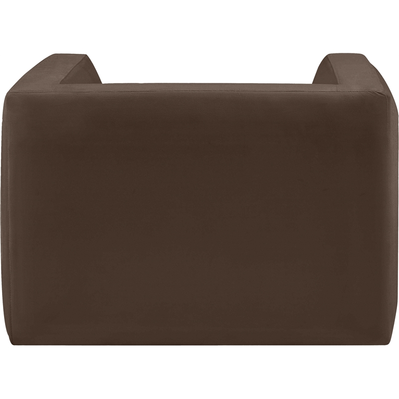 Meridian Furniture Henson Brown Velvet Chair