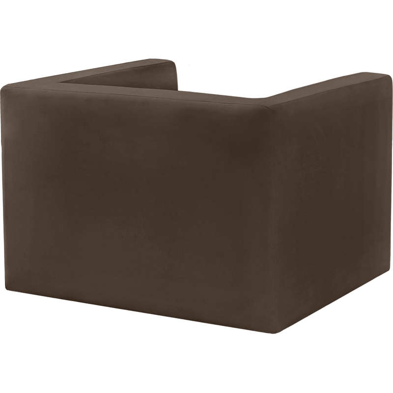 Meridian Furniture Henson Brown Velvet Chair
