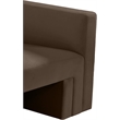 Meridian Furniture Henson Brown Velvet Loveseat