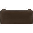 Meridian Furniture Henson Brown Velvet Loveseat
