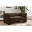 Meridian Furniture Henson Brown Velvet Loveseat