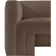 Meridian Furniture Henson Brown Velvet Sofa