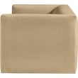 Meridian Furniture Henson Camel Velvet Loveseat