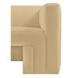 Meridian Furniture Henson Camel Velvet Loveseat