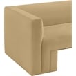 Meridian Furniture Henson Camel Velvet Loveseat