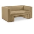 Meridian Furniture Henson Camel Velvet Loveseat