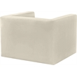 Meridian Furniture Henson Cream Velvet Chair