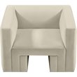 Meridian Furniture Henson Cream Velvet Chair