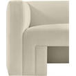 Meridian Furniture Henson Cream Velvet Loveseat
