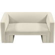 Meridian Furniture Henson Cream Velvet Loveseat