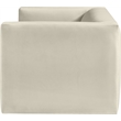 Meridian Furniture Henson Cream Velvet Loveseat