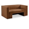 Meridian Furniture Henson Saddle Velvet Loveseat