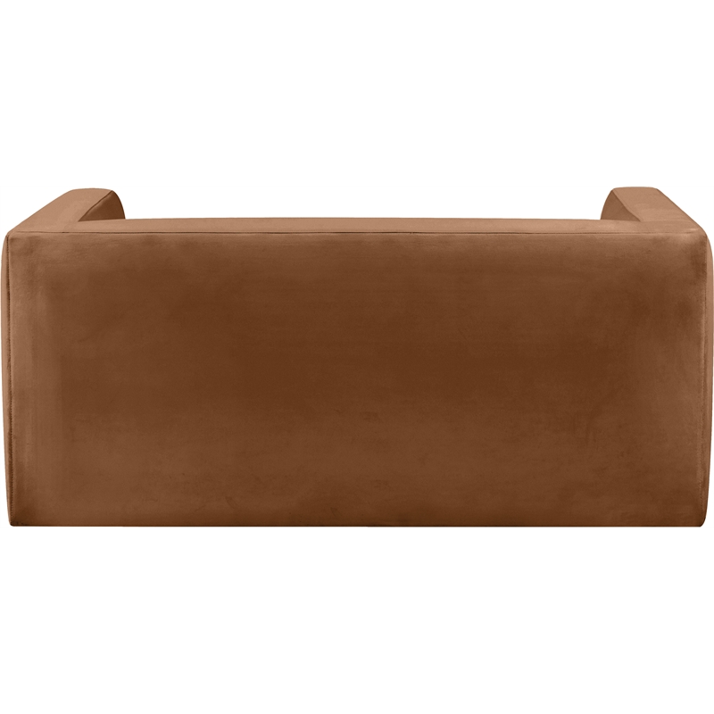 Meridian Furniture Henson Saddle Velvet Loveseat
