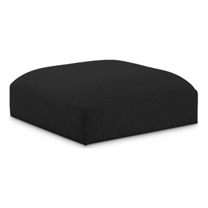 Meridian Furniture Ease Black Fabric Ottoman