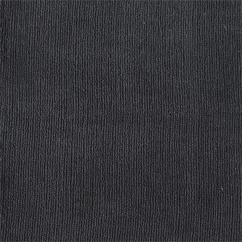 Meridian Furniture Ease Black Fabric Ottoman