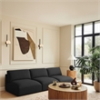 Meridian Furniture Ease Black Fabric Modular Sofa