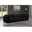 Meridian Furniture Ease Black Fabric Modular Sofa