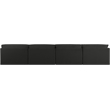 Meridian Furniture Ease Black Fabric Modular Sofa