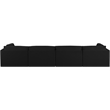 Meridian Furniture Ease Black Fabric Modular Sofa