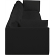 Meridian Furniture Ease Black Fabric Modular Sofa