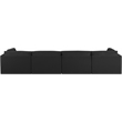 Meridian Furniture Ease Black Fabric Modular Sofa