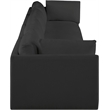 Meridian Furniture Ease Black Fabric Modular Sofa