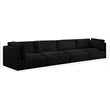Meridian Furniture Ease Black Fabric Modular Sofa
