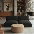 Meridian Furniture Ease Black Fabric Modular Sofa