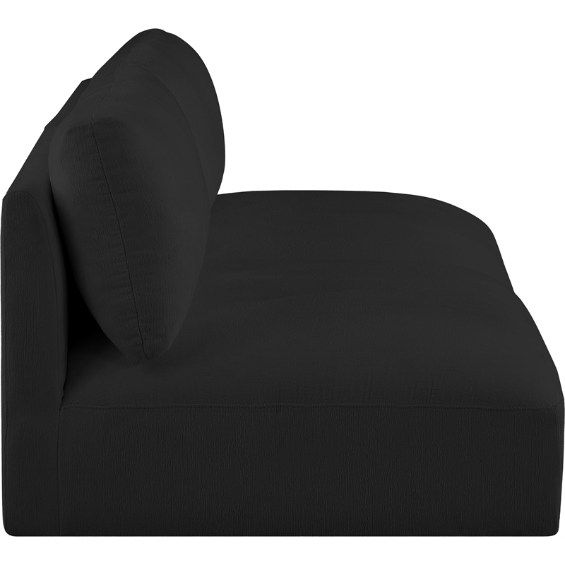 Meridian Furniture Ease Black Fabric Modular Sofa
