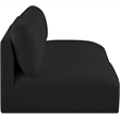 Meridian Furniture Ease Black Fabric Modular Sofa