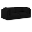 Meridian Furniture Ease Black Fabric Modular Sofa