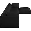 Meridian Furniture Ease Black Fabric Modular Sectional