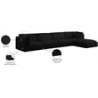 Meridian Furniture Ease Black Fabric Modular Sectional