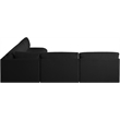 Meridian Furniture Ease Black Fabric Modular Sectional