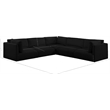 Meridian Furniture Ease Black Fabric Modular Sectional