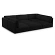 Meridian Furniture Ease Black Fabric Modular Sectional