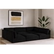 Meridian Furniture Ease Black Fabric Modular Sectional