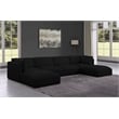 Meridian Furniture Ease Black Fabric Modular Sectional