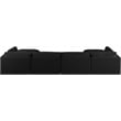 Meridian Furniture Ease Black Fabric Modular Sectional