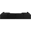 Meridian Furniture Ease Black Fabric Modular Sectional