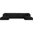 Meridian Furniture Ease Black Fabric Modular Sectional
