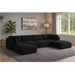 Meridian Furniture Ease Black Fabric Modular Sectional