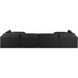 Meridian Furniture Ease Black Fabric Modular Sectional