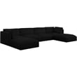 Meridian Furniture Ease Black Fabric Modular Sectional