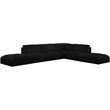 Meridian Furniture Ease Black Fabric Modular Sectional
