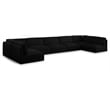 Meridian Furniture Ease Black Fabric Modular Sectional