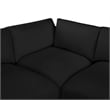 Meridian Furniture Ease Black Fabric Modular Sectional