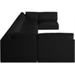 Meridian Furniture Ease Black Fabric Modular Sectional