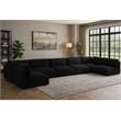 Meridian Furniture Ease Black Fabric Modular Sectional